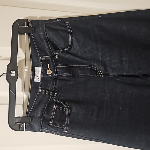 Zara TRF TURNED UP CUFF denim jeans - Picture 6 of 6
